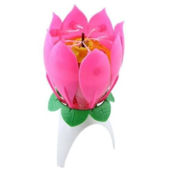 Cake Cutting Flower Candle